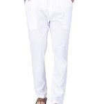 White NARO Pant Style Pajama For Men - 1 PS - Cotton - পায়জামা