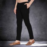 Black NARO Pant Style Pajama For Men - 1 PS - Cotton - পায়জামা