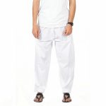 White Cotton Aligori Pajama