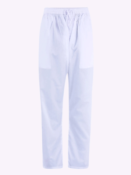 White Cotton Aligori Pajama