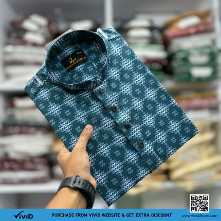 Printed Panjabi - (সুতি সফ্ট কটন পাঞ্জাবি)