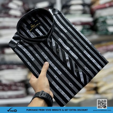 Printed Panjabi - (সুতি সফ্ট কটন পাঞ্জাবি)