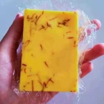 Zafran Hand Made Real Saffron Goat Milk Bar Soap -90gm