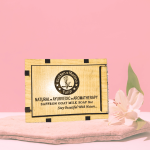 Zafran Real Saffron Goat Milk Soap Bar Wooden Box -100gm