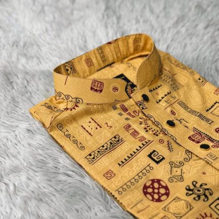Printed Panjabi - (সুতি সফ্ট কটন পাঞ্জাবি)