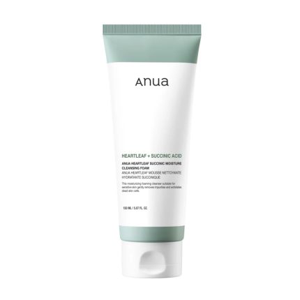 ANUA Heartleaf Succinic Moisture Cleansing Foam 150 ml