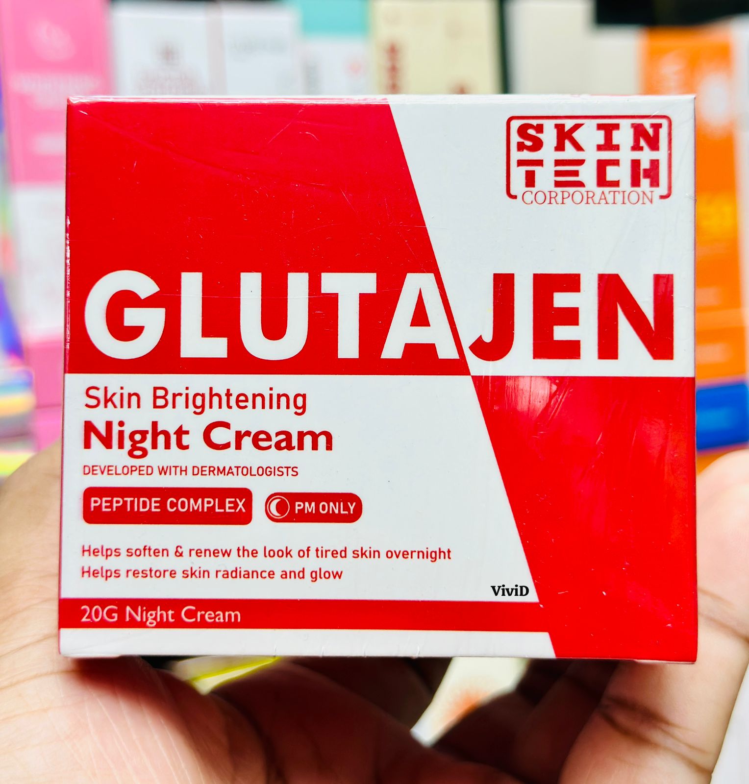 Glutajen Brightening Night Cream ViviD