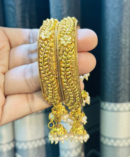 Golden Jhumka Bangle