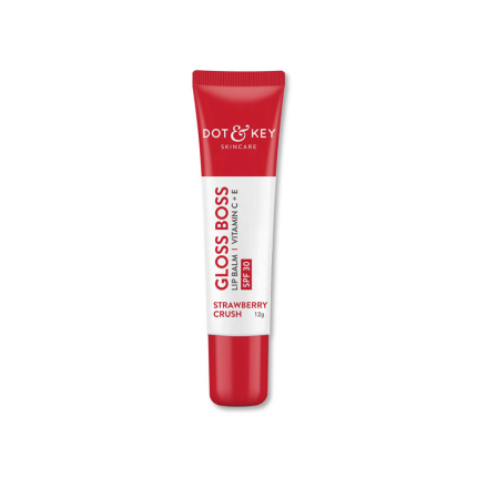 Dot and Key Gloss Boss Vitamin C + E Lip Balm with SPF 30 - Strawberry Crush