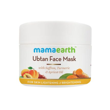 Mamaearth ubtan face mask for skin lightening & brightening